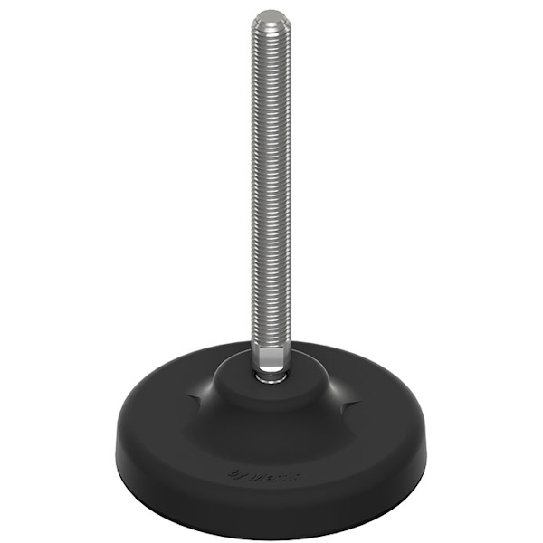 Martin Piede INOX A2 Base Plastica Snodato 30° Antiscivolo D.MM125 M16/M20 N25000 - MARTIN - Immagine 3